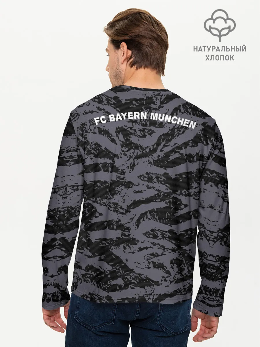 Мужской лонгслив базовый / Bayern away gk 18-19
