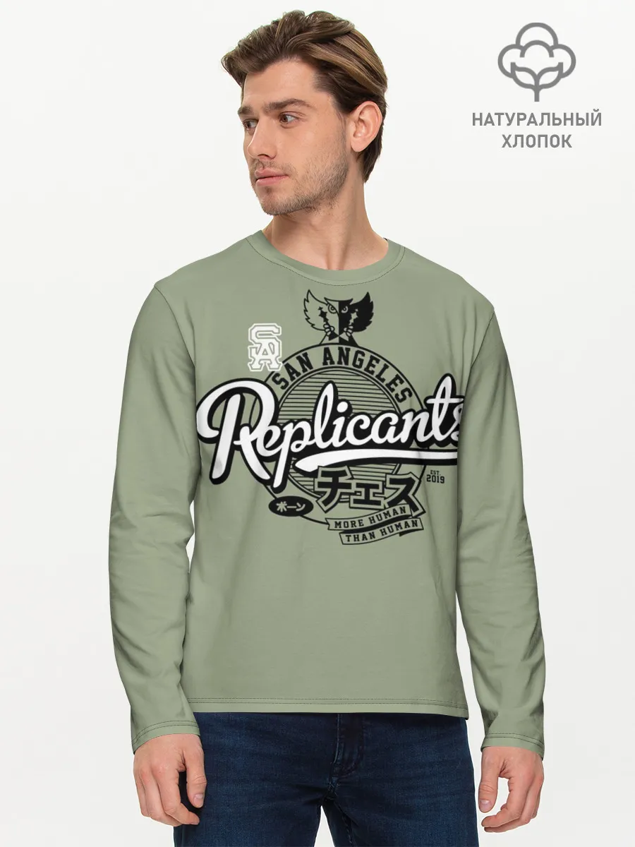 Мужской лонгслив базовый / Бегущий по лезвию