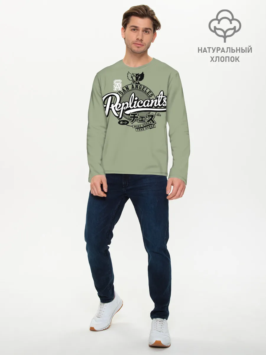 Мужской лонгслив базовый / Бегущий по лезвию