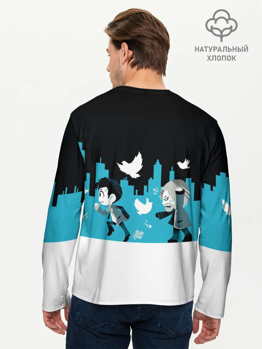 Мужской лонгслив базовый / ROAD TO DETROIT