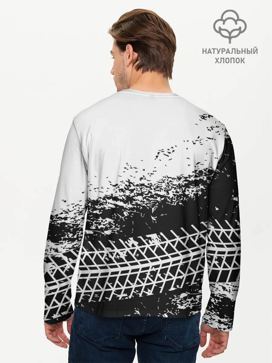 Мужской лонгслив базовый / Mitsubishi