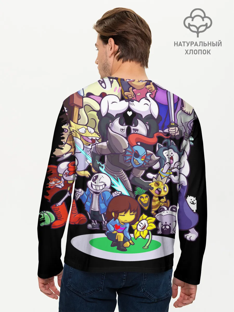 Мужской лонгслив базовый / UNDERTALE