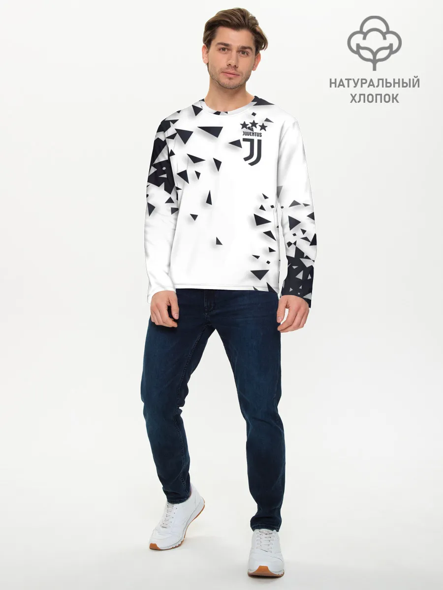 Мужской лонгслив базовый / Juventus