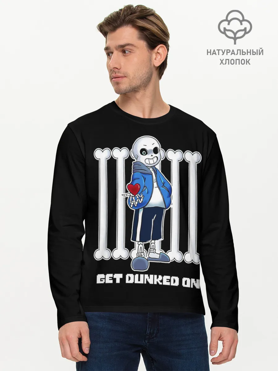 Мужской лонгслив базовый / Undertale