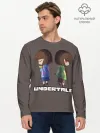 Мужской лонгслив базовый / Undertale