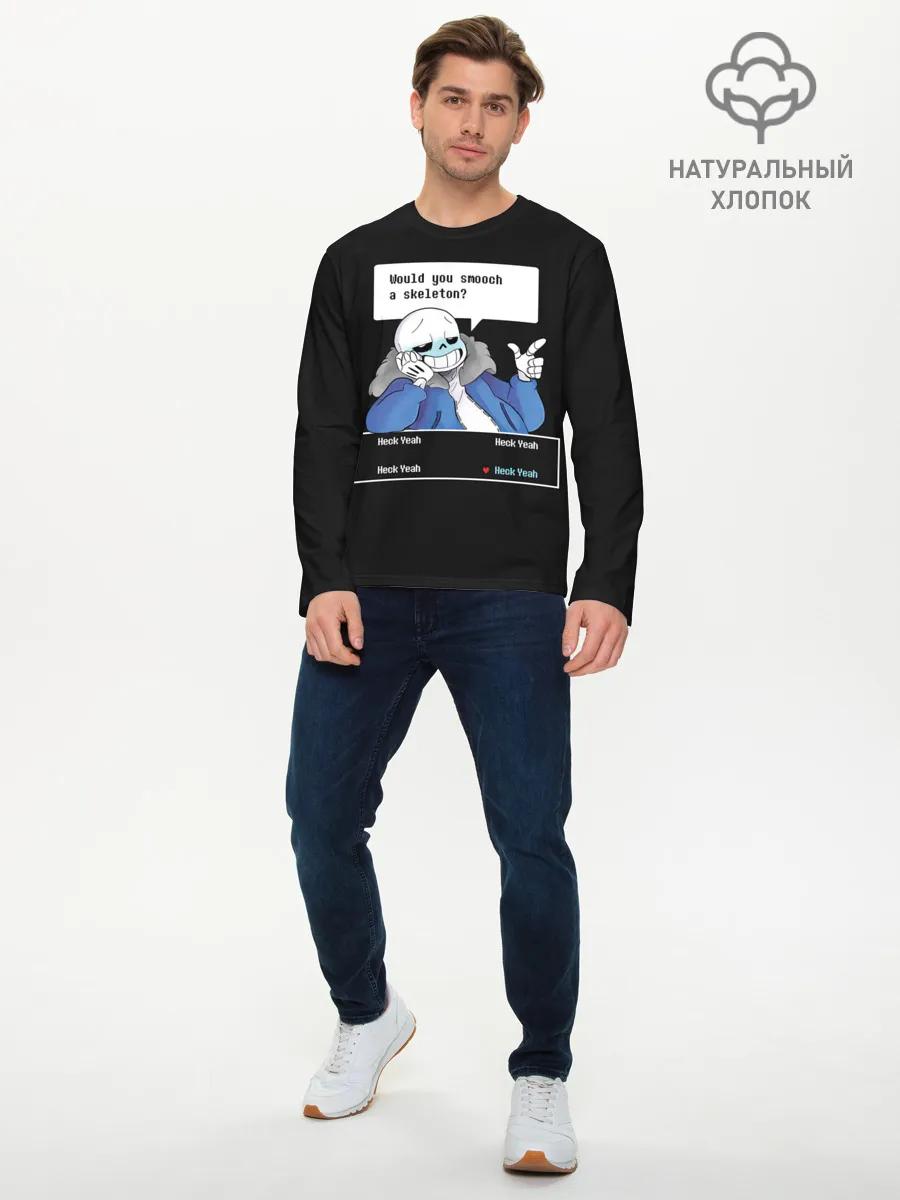Мужской лонгслив базовый / Undertale