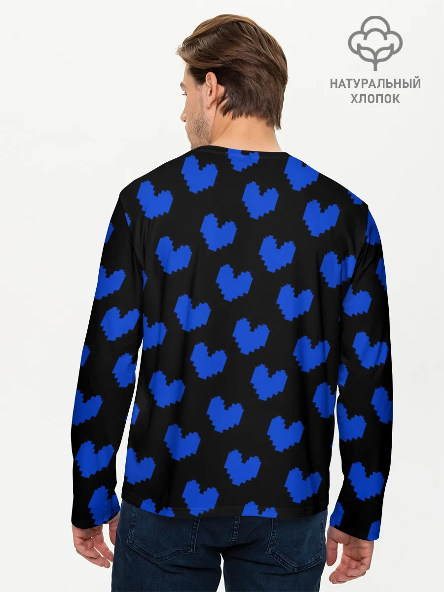 Мужской лонгслив базовый / Undertale.