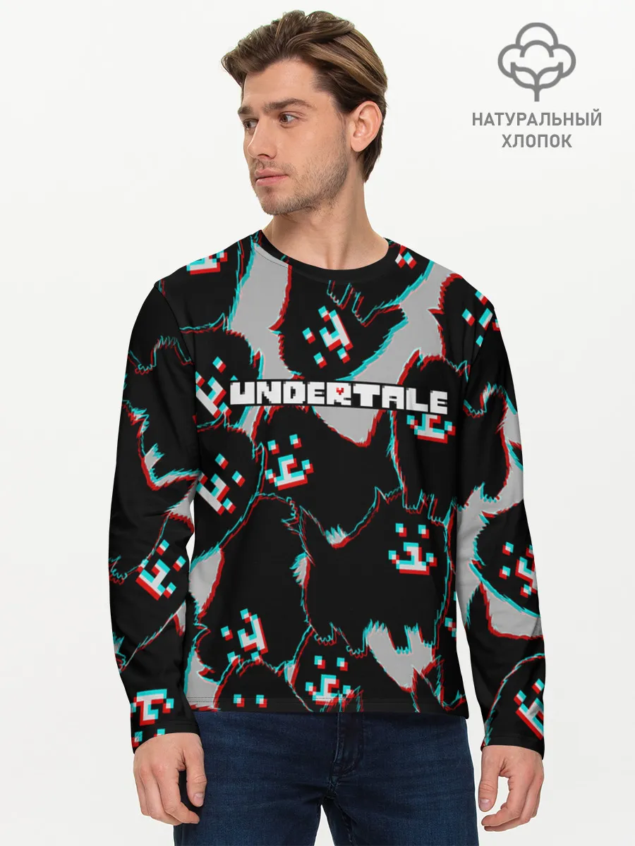 Мужской лонгслив базовый / Undertale