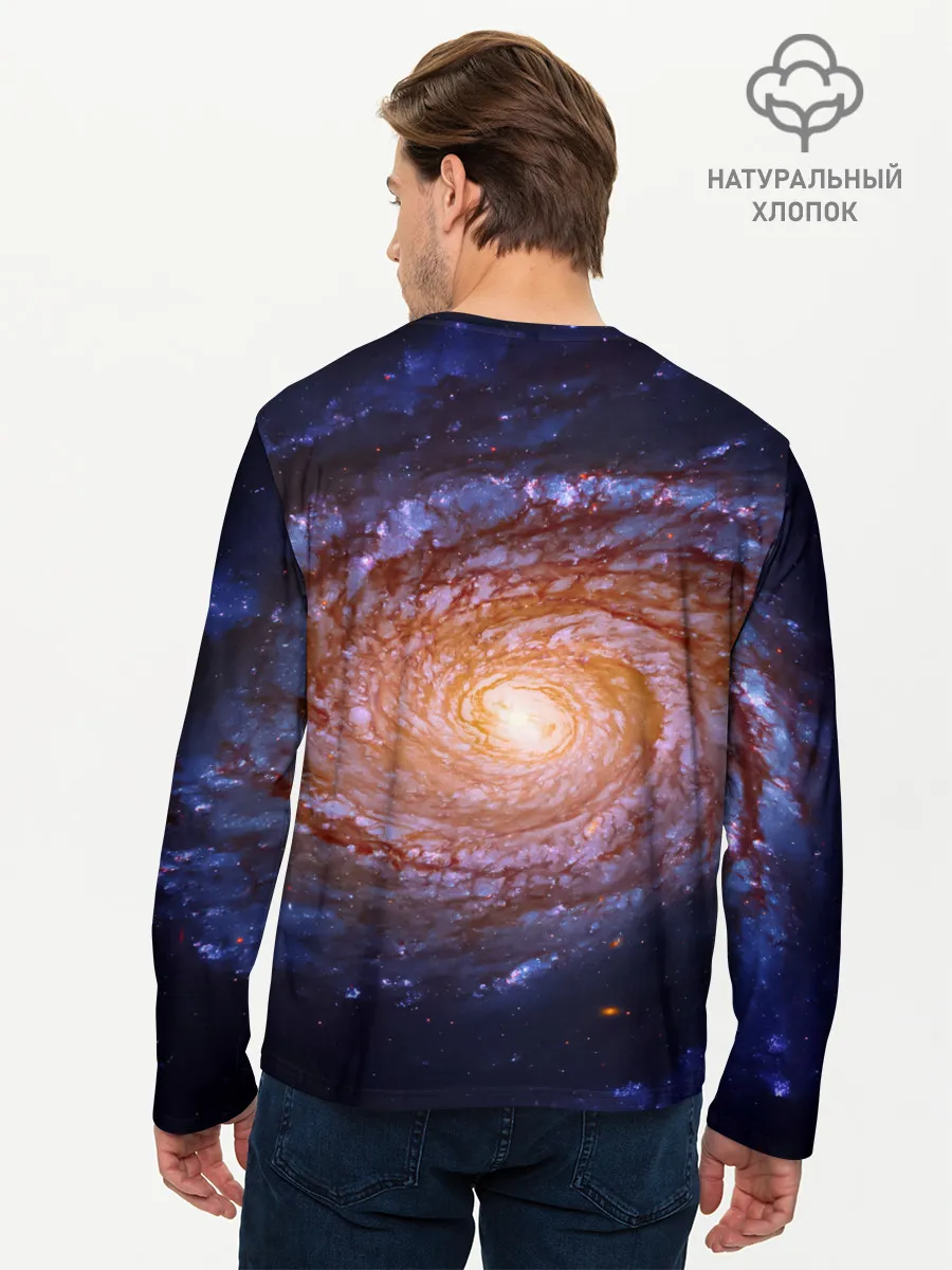 Мужской лонгслив базовый / ГАЛАКТИКА