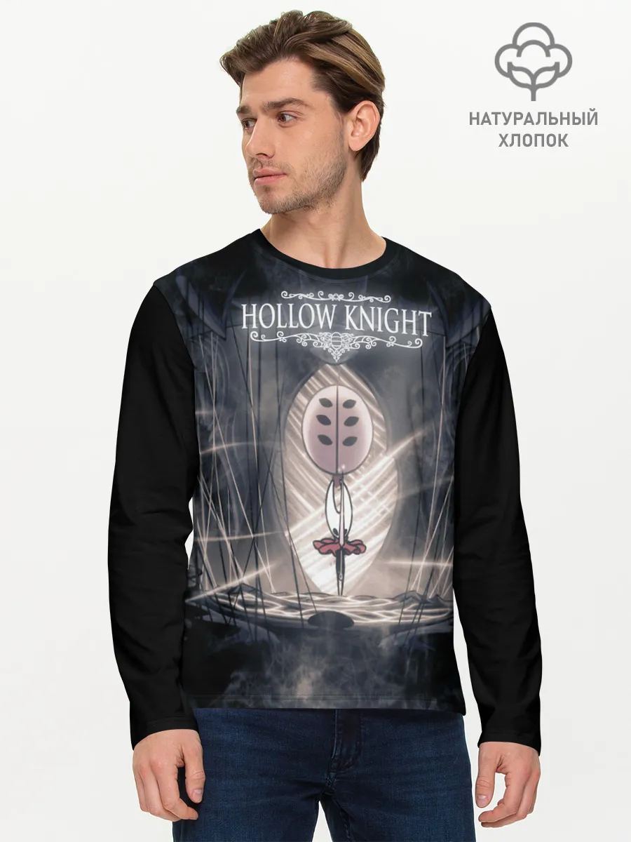 Мужской лонгслив базовый / Hollow Knight.