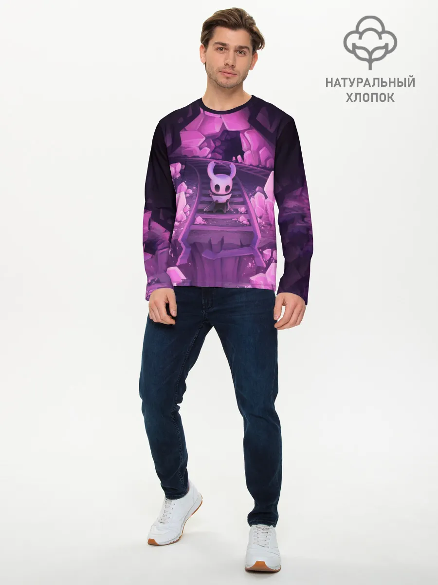 Мужской лонгслив базовый / Hollow Knight
