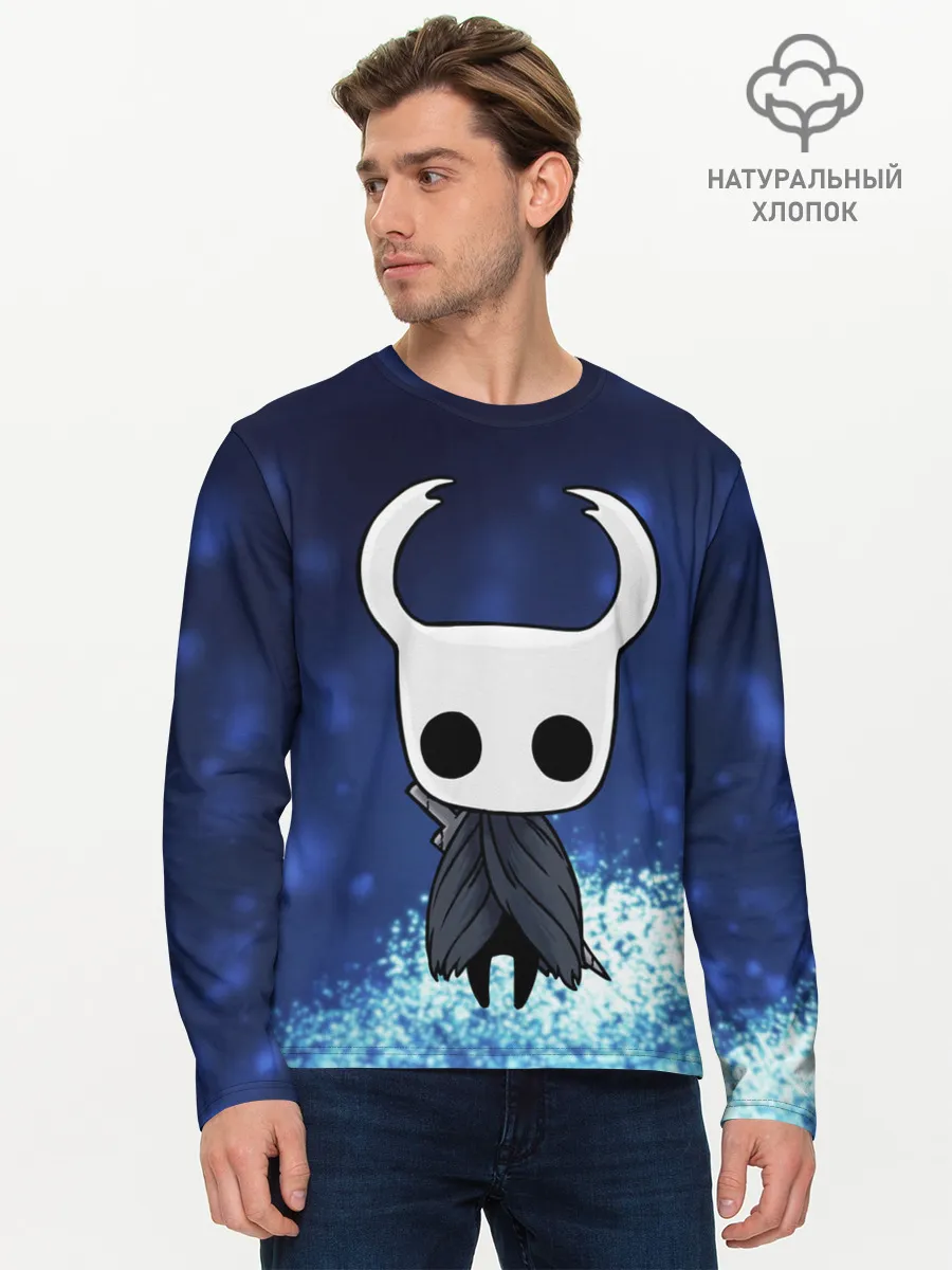 Мужской лонгслив базовый / Рыцарь - HOLLOW KNIGHT