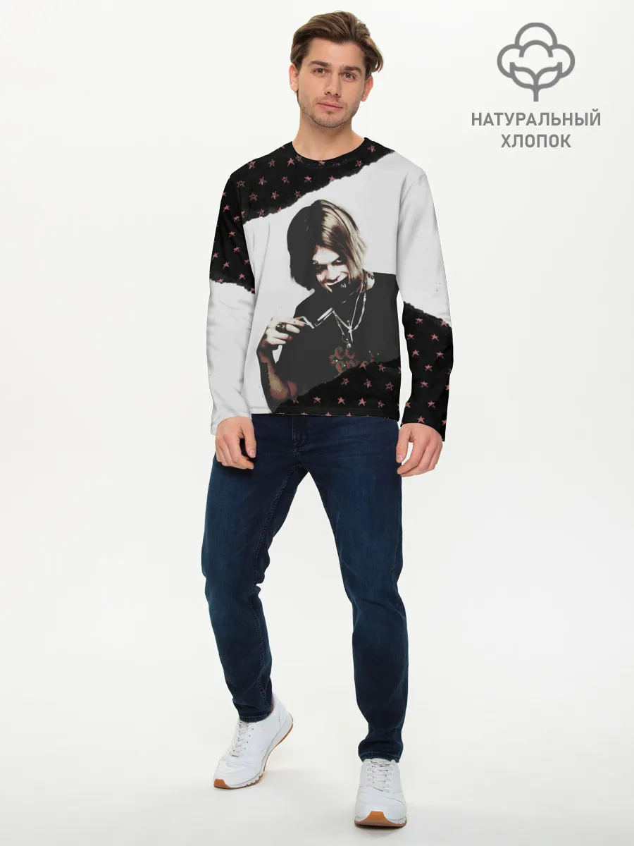 Мужской лонгслив базовый / ДЖИЗУС