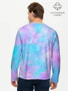 Мужской лонгслив базовый / Мрамор Tie Dye