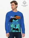 Мужской лонгслив базовый / PORN HUB