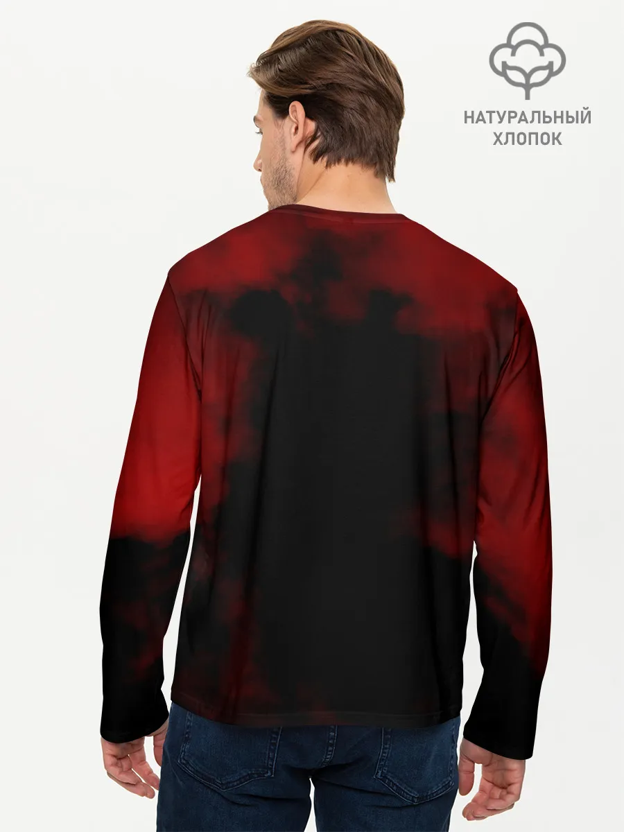 Мужской лонгслив базовый / Kiss