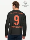 Мужской лонгслив базовый / Lewandowski third 19-20