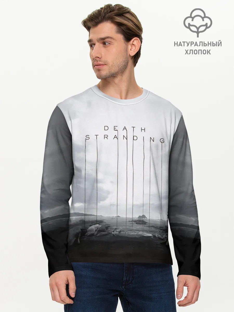 Мужской лонгслив базовый / DEATH STRANDING