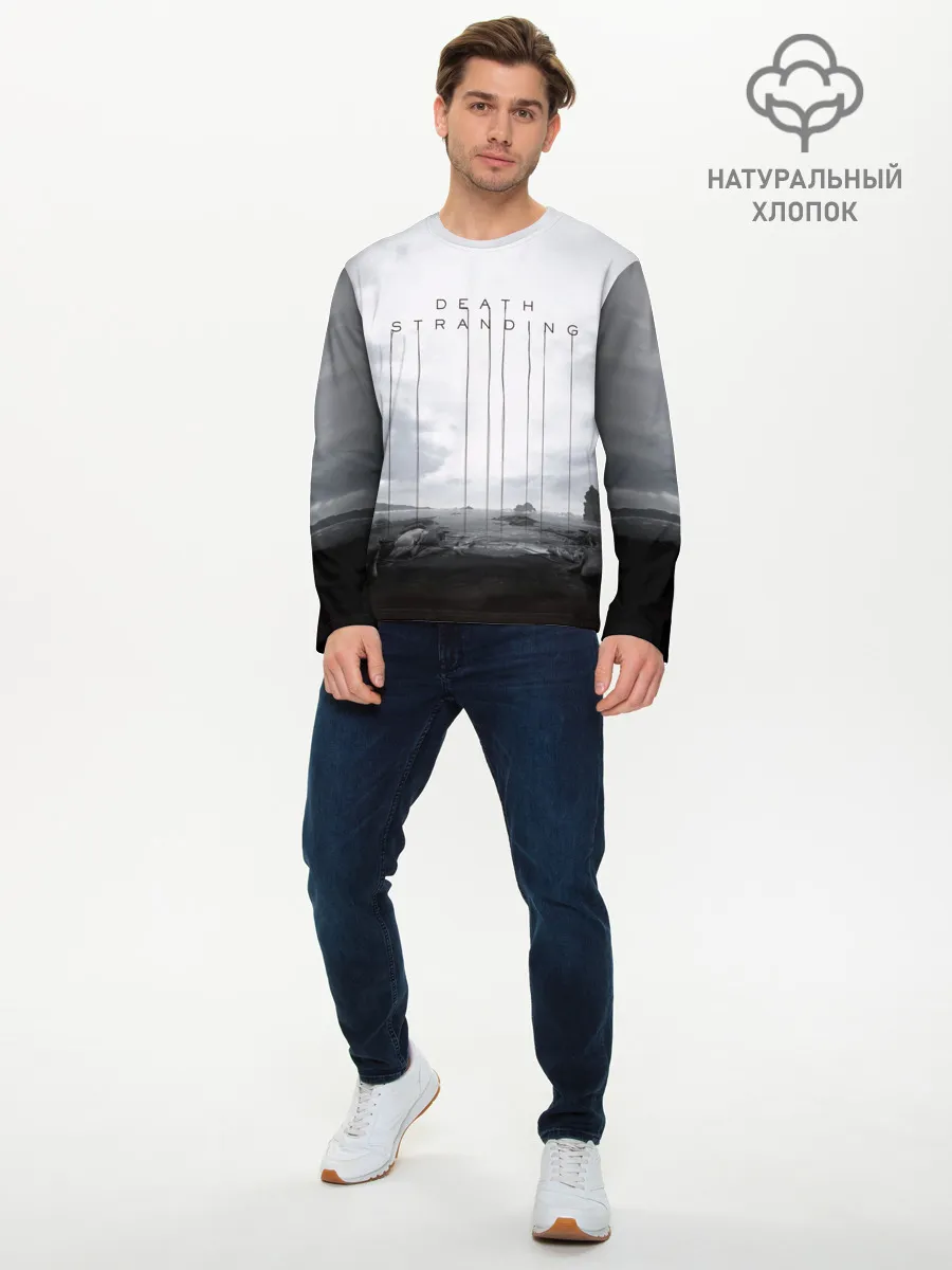 Мужской лонгслив базовый / DEATH STRANDING
