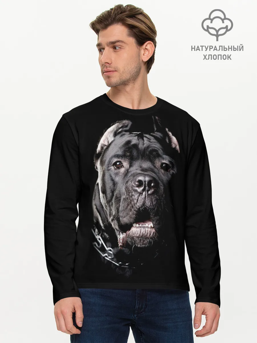 Мужской лонгслив базовый / Мастиф