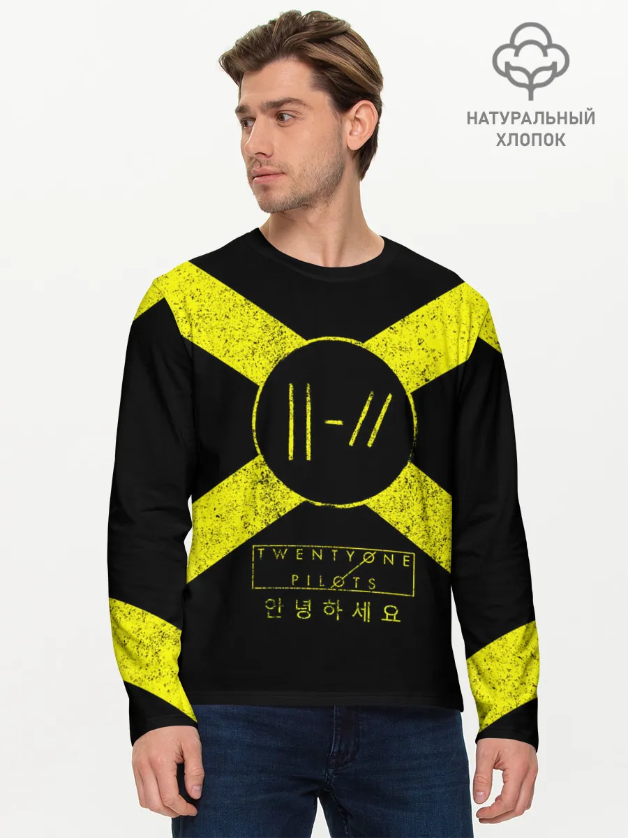 Мужской лонгслив базовый / Twenty One Pilots 13