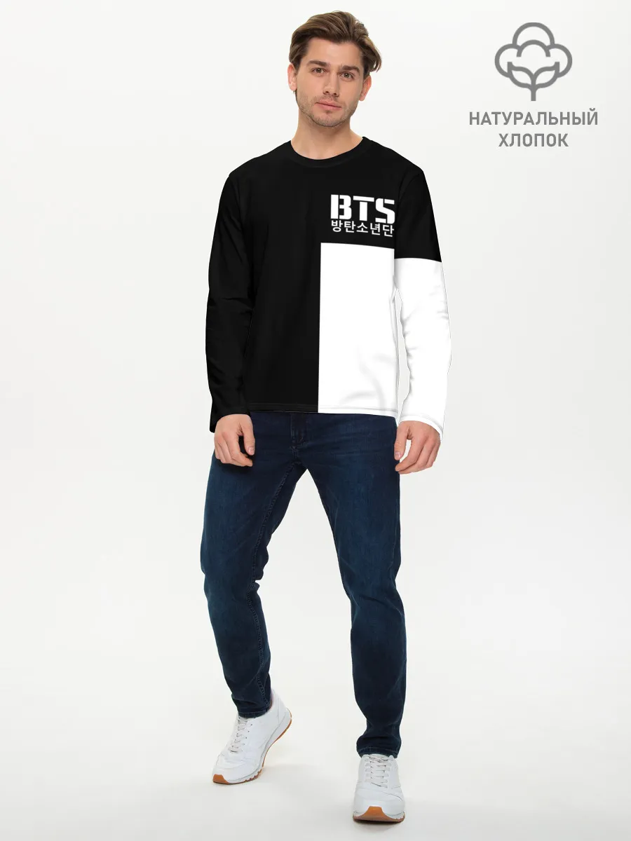 Мужской лонгслив базовый / BTS [9]
