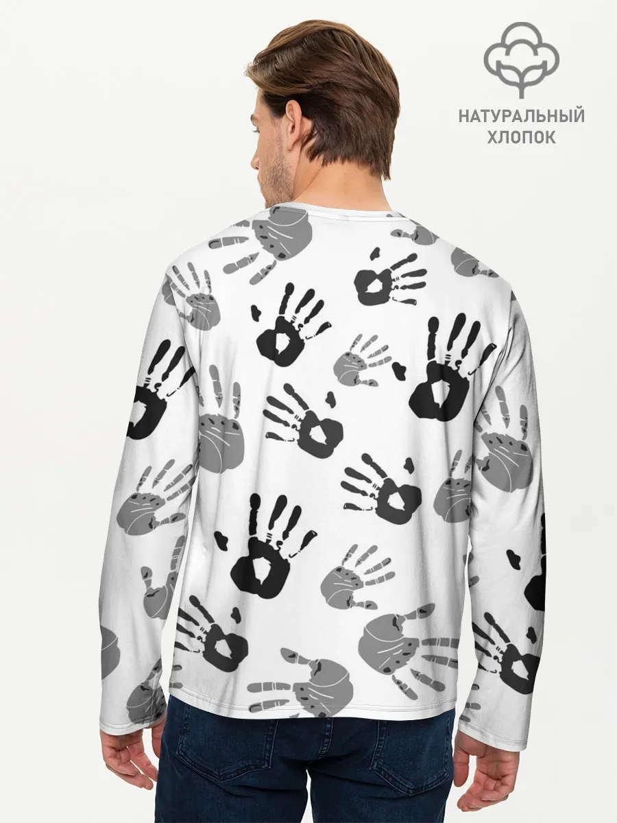 Мужской лонгслив базовый / Hands