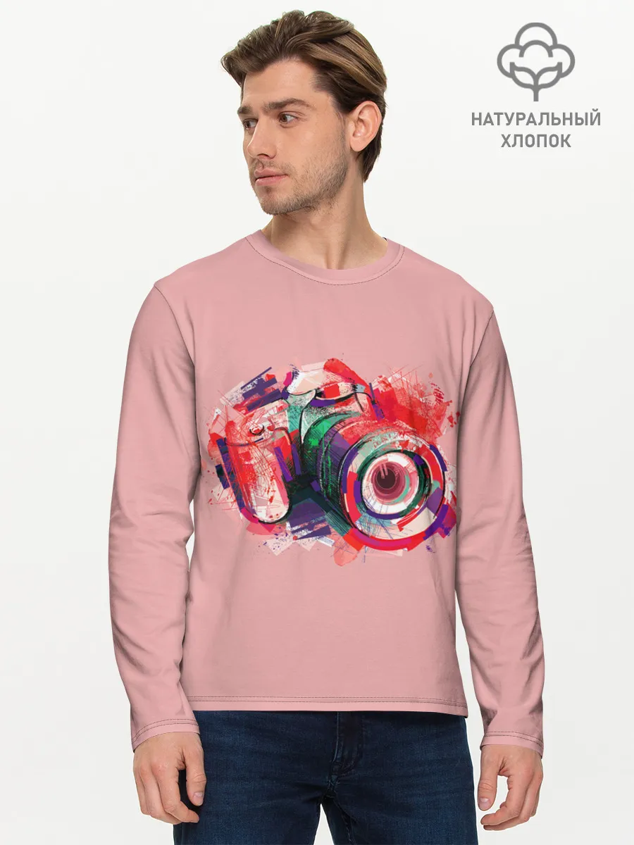 Мужской лонгслив базовый / Я Фотограф