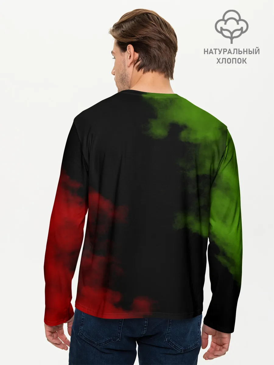 Мужской лонгслив базовый / Kiss