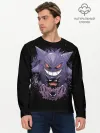 Мужской лонгслив базовый / Pokemon Gengar Rubber