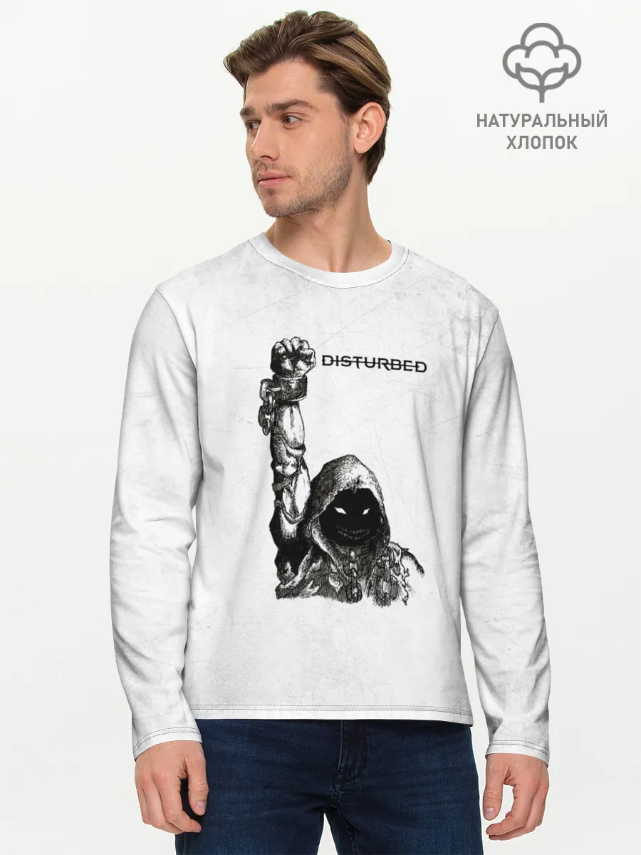 Мужской лонгслив базовый / Disturbed