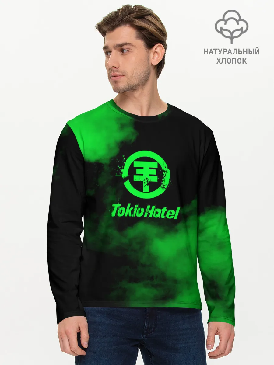Мужской лонгслив базовый / Tokio Hotel