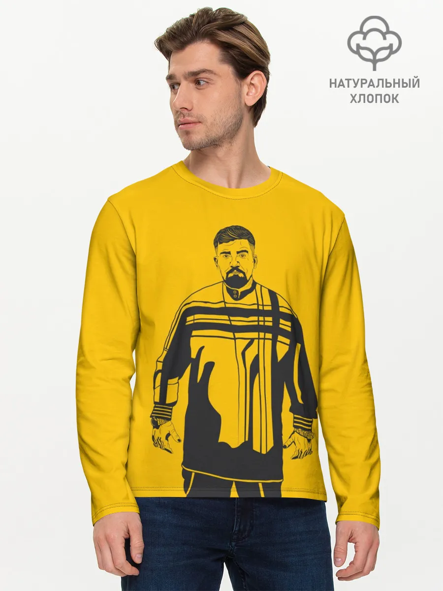 Мужской лонгслив базовый / Баста