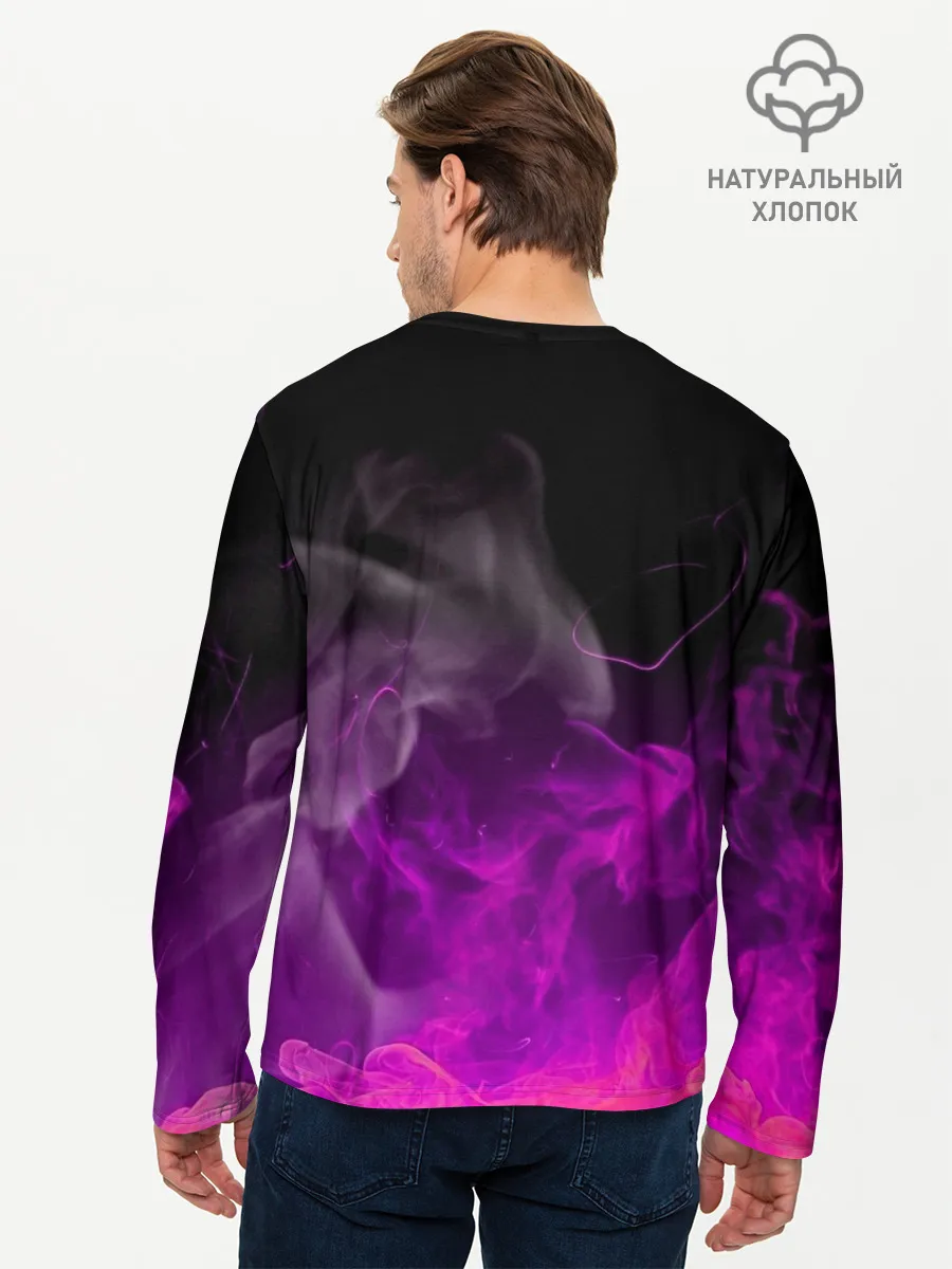 Мужской лонгслив базовый / CYBERPUNK 2077