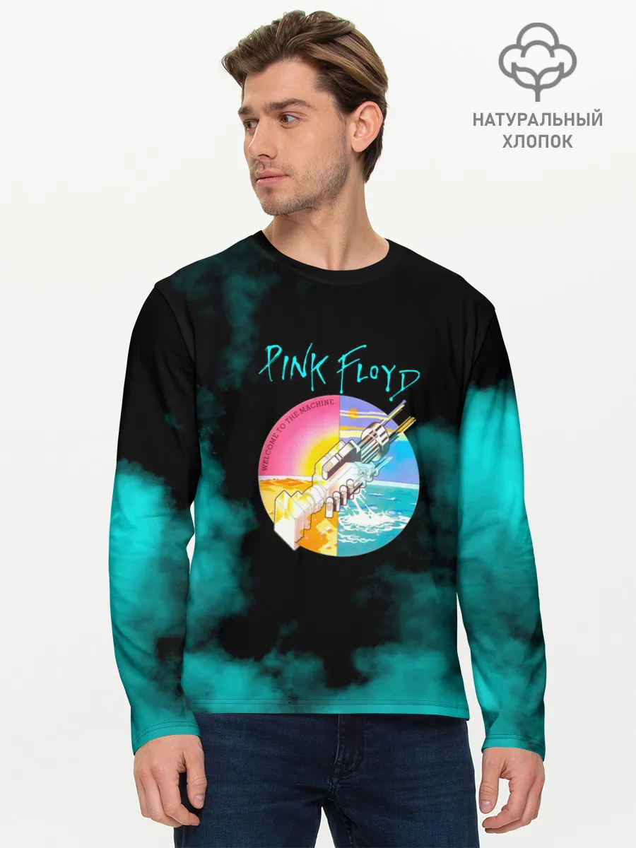 Мужской лонгслив базовый / Pink Floyd