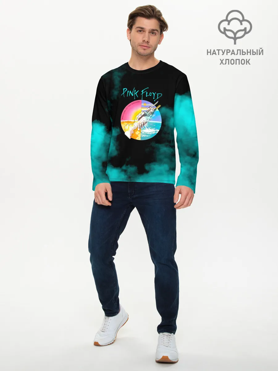 Мужской лонгслив базовый / Pink Floyd