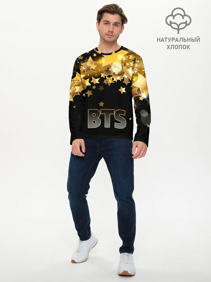 Мужской лонгслив базовый / РЮКЗАК BTS