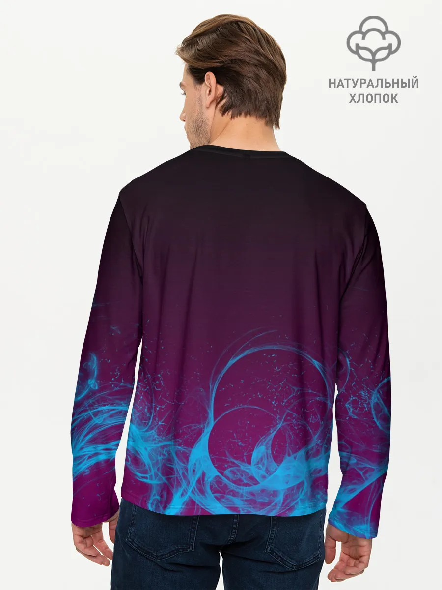 Мужской лонгслив базовый / CYBERPUNK 2077