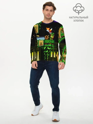 Мужской лонгслив базовый / SONIC