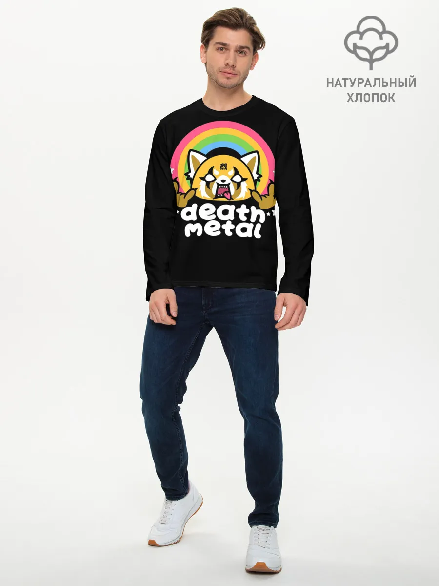 Мужской лонгслив базовый / Death Metal