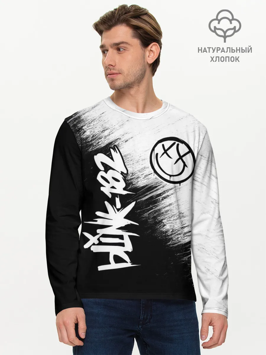 Мужской лонгслив базовый / Blink-182