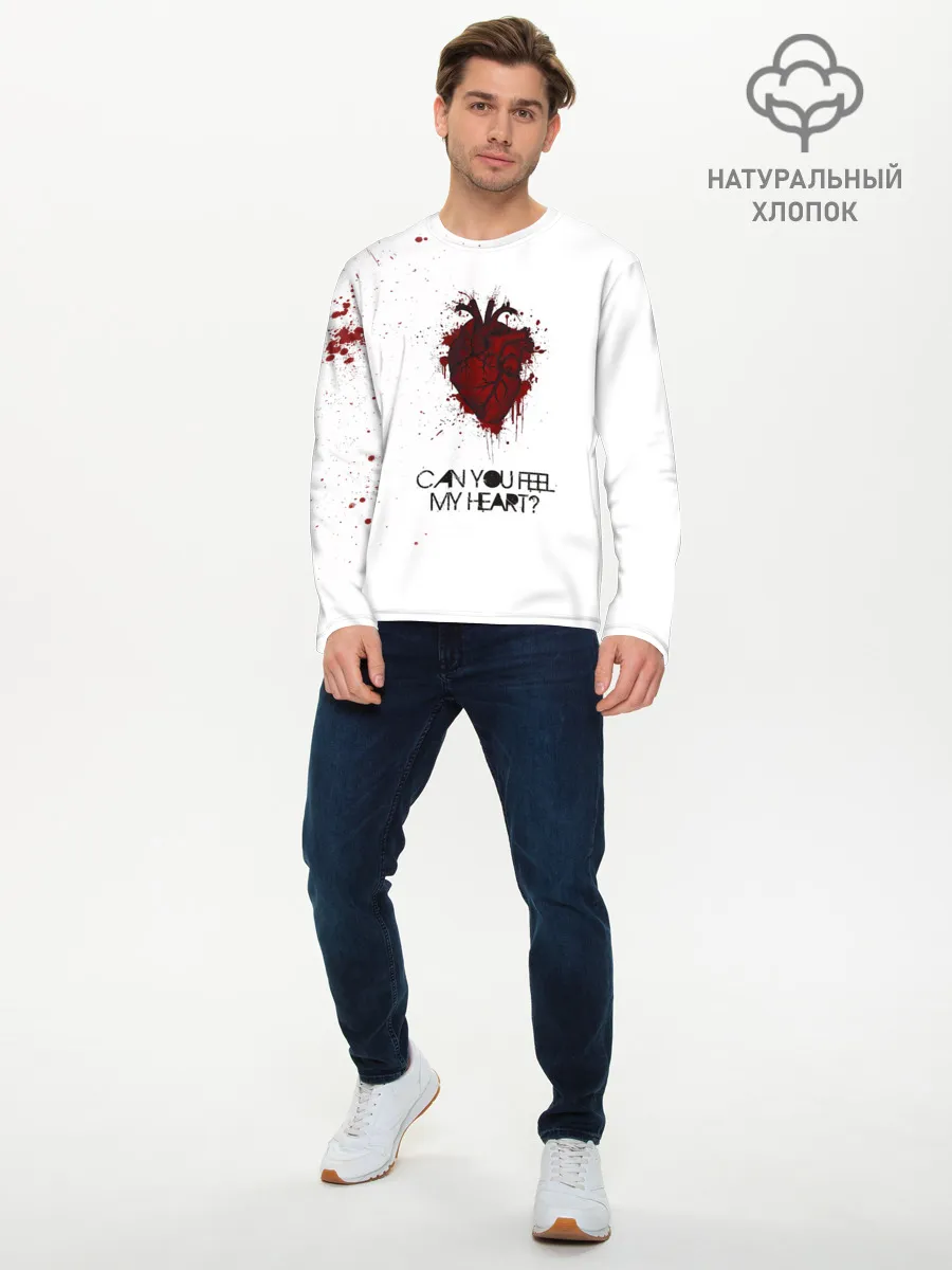Мужской лонгслив базовый / Can You Feel My Heart - BMTH