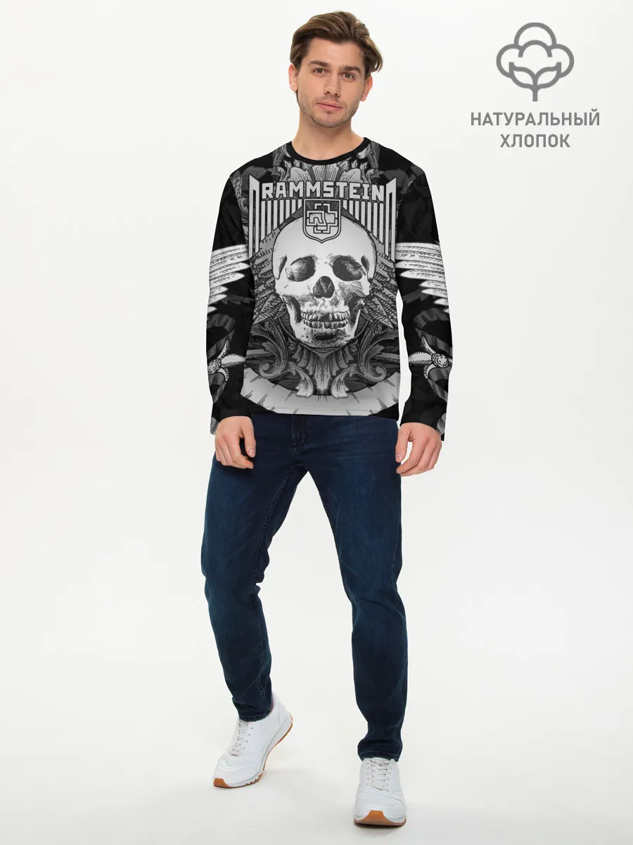 Мужской лонгслив базовый / Rammstein