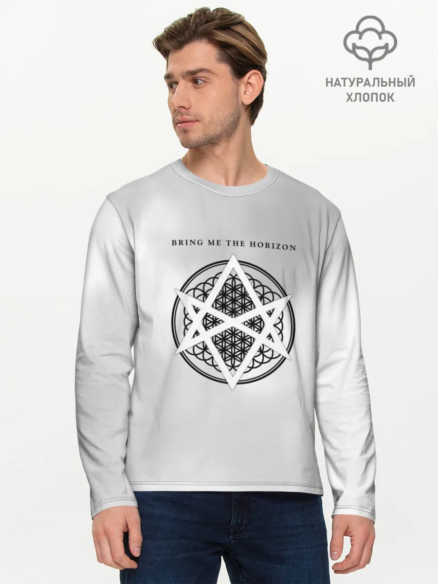 Мужской лонгслив базовый / Bring Me the Horizon