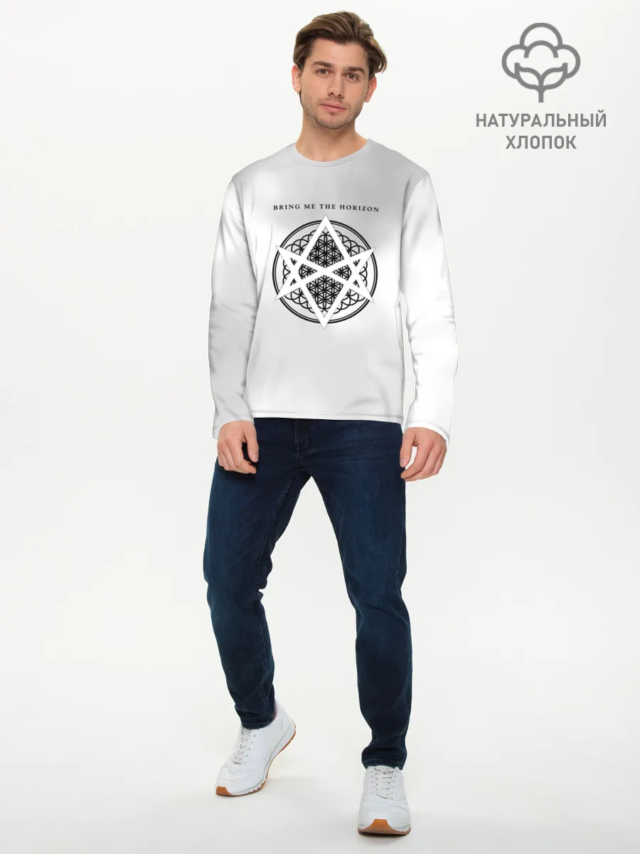 Мужской лонгслив базовый / Bring Me the Horizon