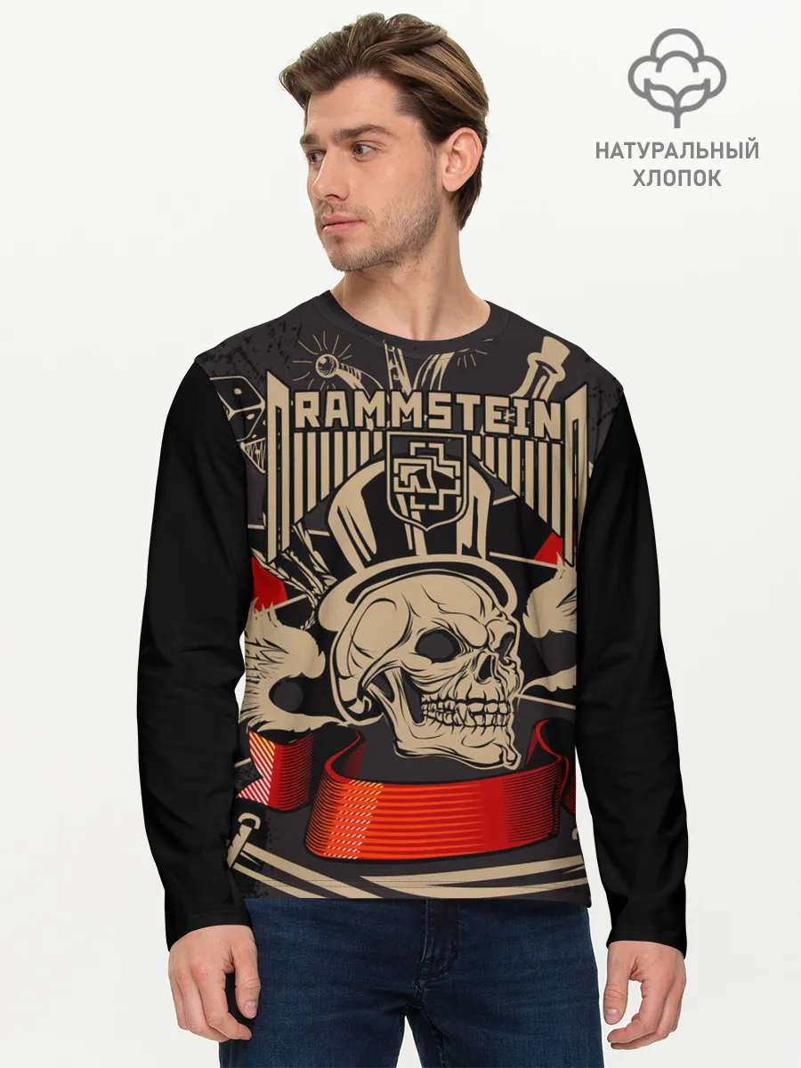 Мужской лонгслив базовый / Rammstein