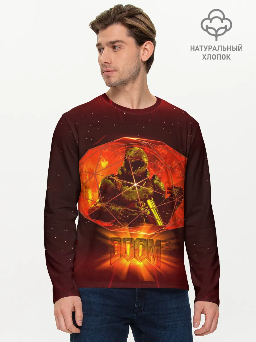 Мужской лонгслив базовый / Doom Enternal