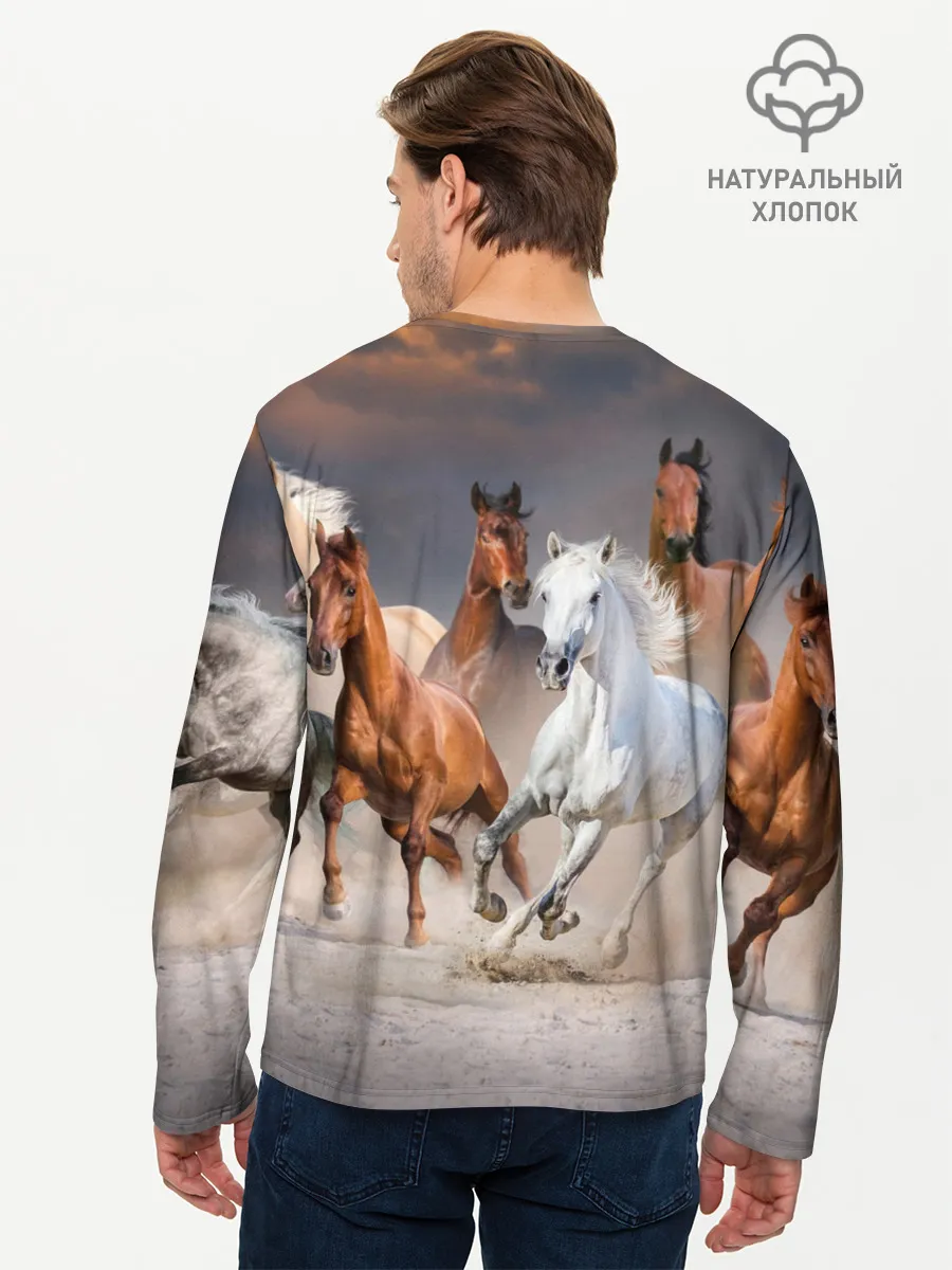 Мужской лонгслив базовый / Табун