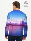 Мужской лонгслив базовый / Anime Sunset
