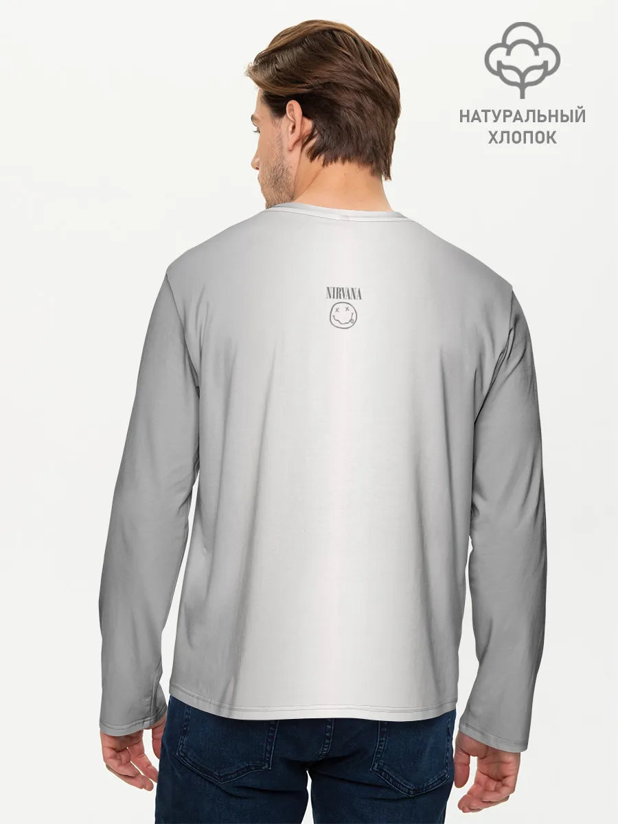 Мужской лонгслив базовый / Nirvana